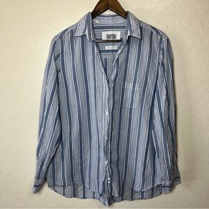 Grayson by Frank & Eileen The Hero Striped Button Down Shirt Size L